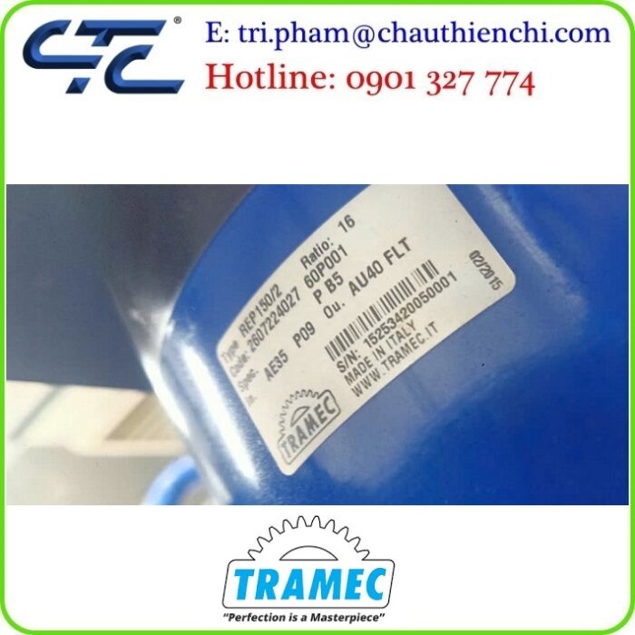 Hộp số TRAMEC type REP150/2 Ratio 16