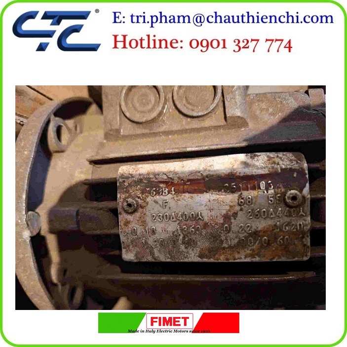Motor FIMET 63B4 0.18Kw 50Hz